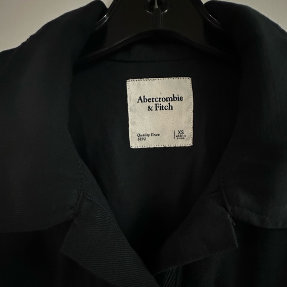 Abercrombie & Fitch Black Utility Jumpsuit Lyocell Cotton Blend Size XS - Picture 4 of 5